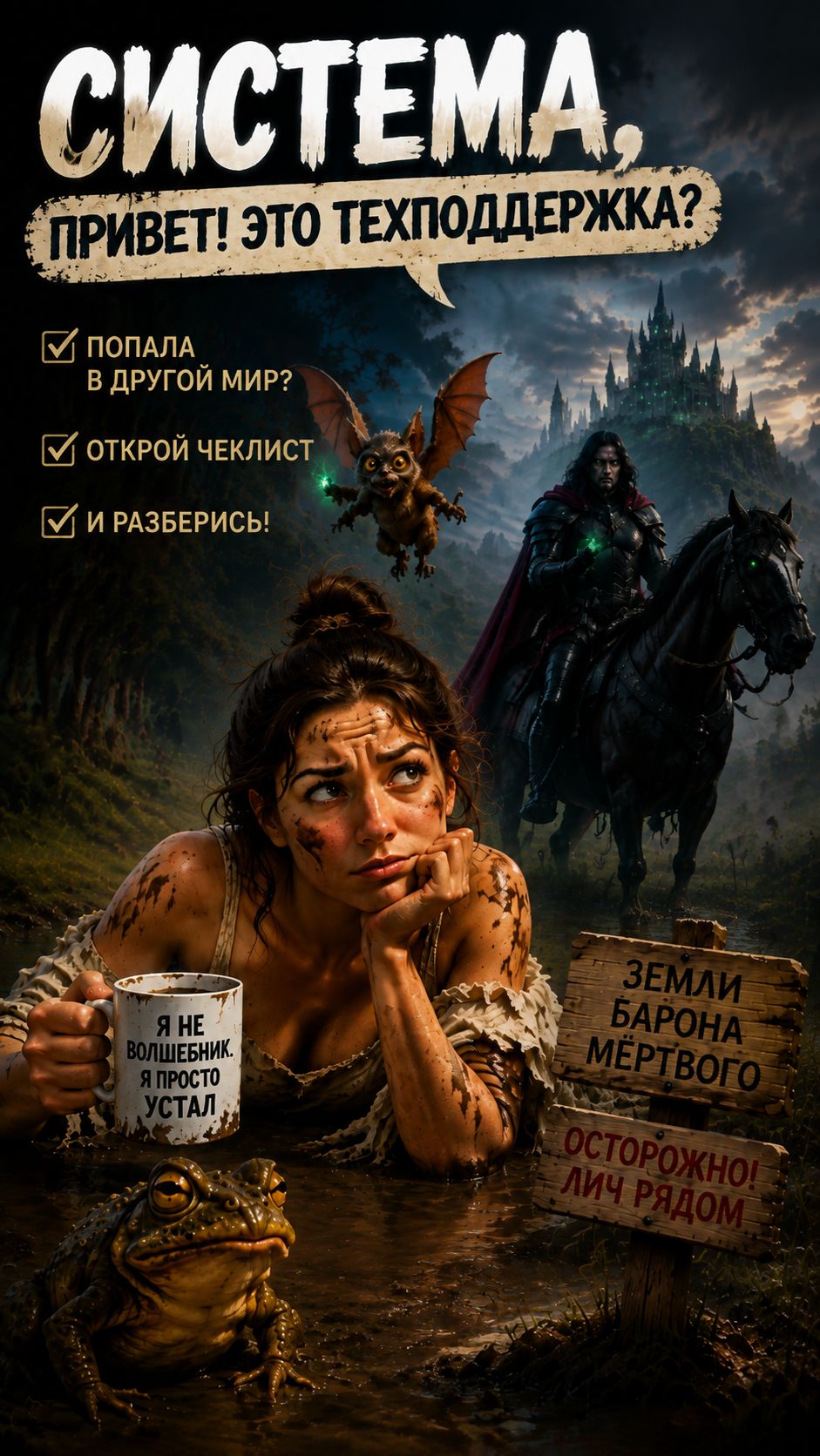 СИСТЕМА, ПРИВЕТ! ЭТО ТЕХПОДДЕРЖКА? | Аудиокнига | Попала в другой мир