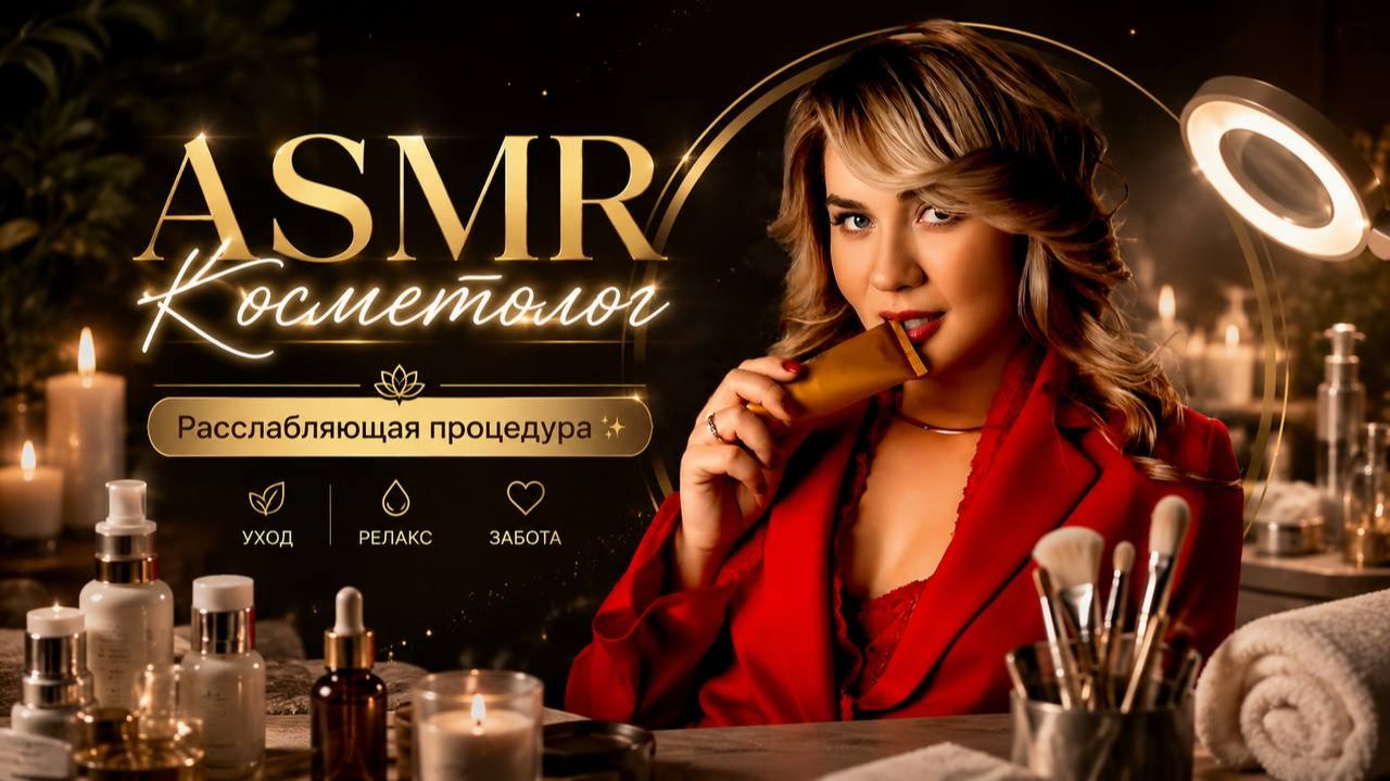 ASMR Косметолог | Расслабляющая процедура ✨