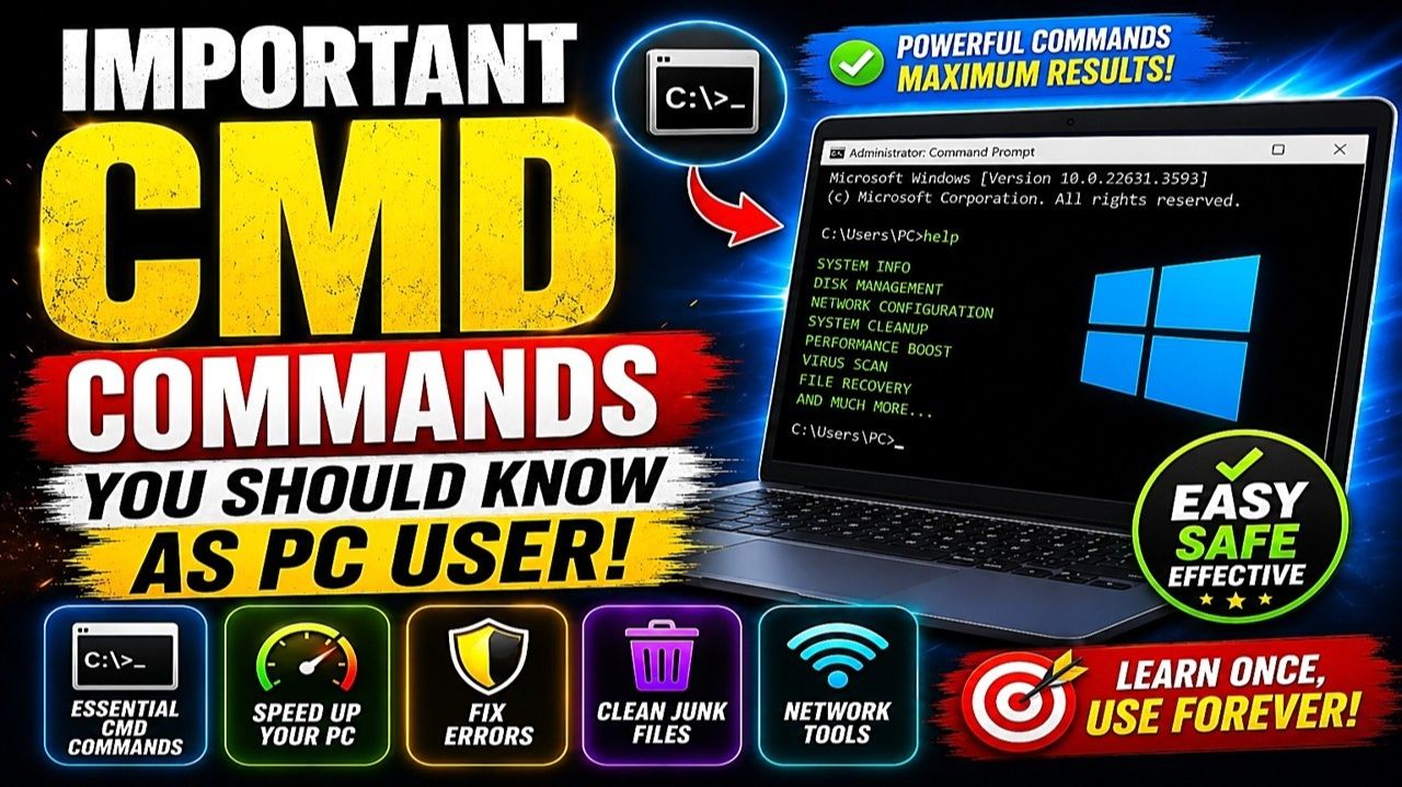 7 команд CMD которые должен знать каждый пользователь Windows экономьте время и быстро решайте ...