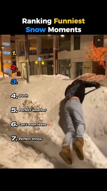 Снежные условиясмешные моменты Топ 6!