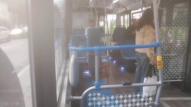 Поездка На Электробусе №220 (Новый Арбат–МЦК Лужники) Москва 12.08.2026