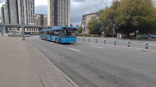 Автобус ЛиАЗ 6213 борт 191876 маршрут 741