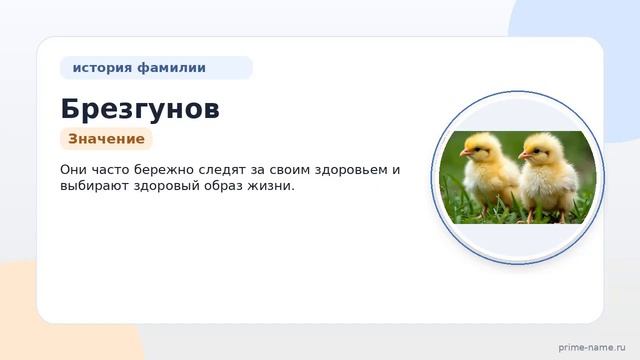 Фамилия Брезгунов: происхождение значение и склонение