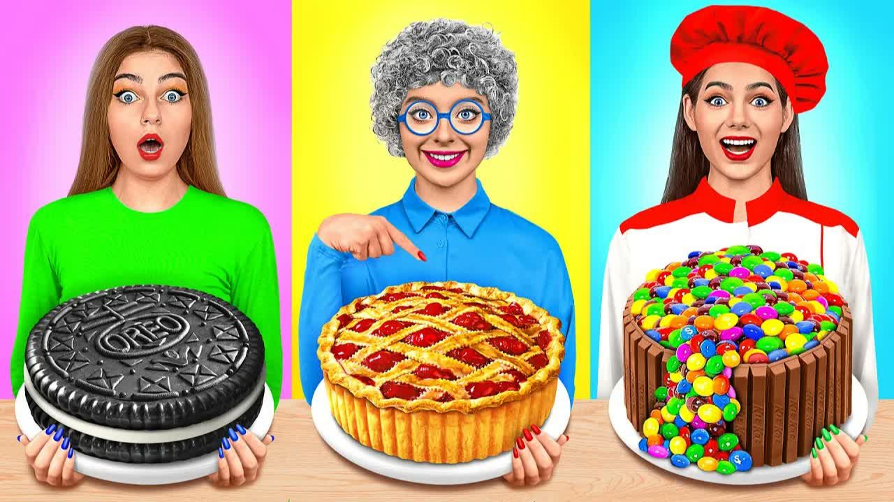 Кулинарный Челлендж Я против Бабушки Смешные Cитуации от Multi DO Smile