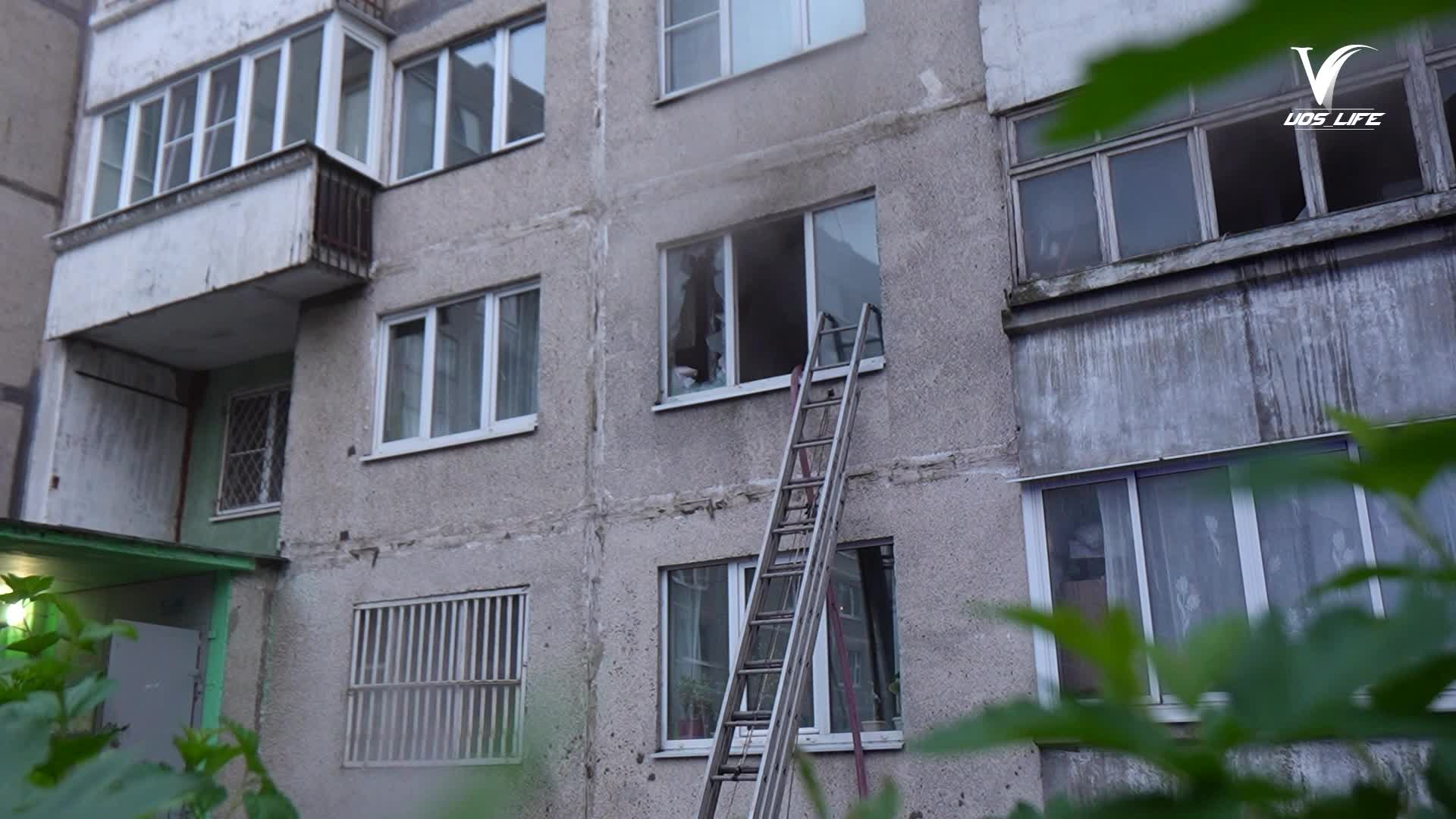 Пожар произошёл в многоквартирном доме в Воскресенске