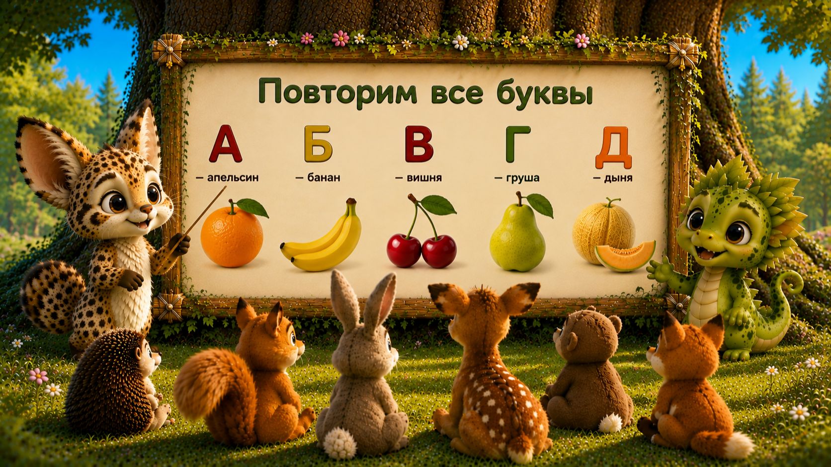 Учим буквы 1- серия
