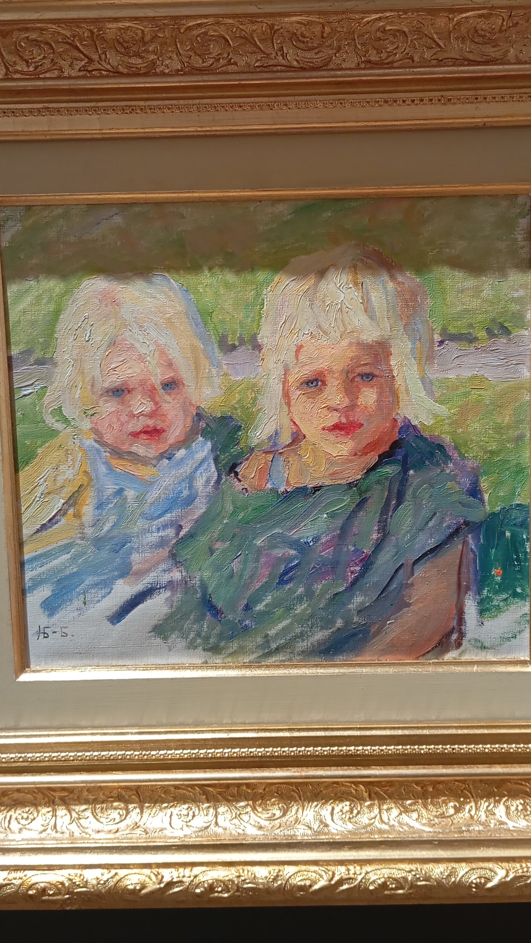 Пастушка. Сидящий мальчик. Сестрички. Ландыши.  1910-е - 1930-е. Богданов-Бельский Николай Петрович