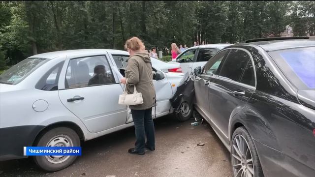 Водитель иномарки, протаранивший семь машин в Чишминском районе Башкирии, сдался полиции