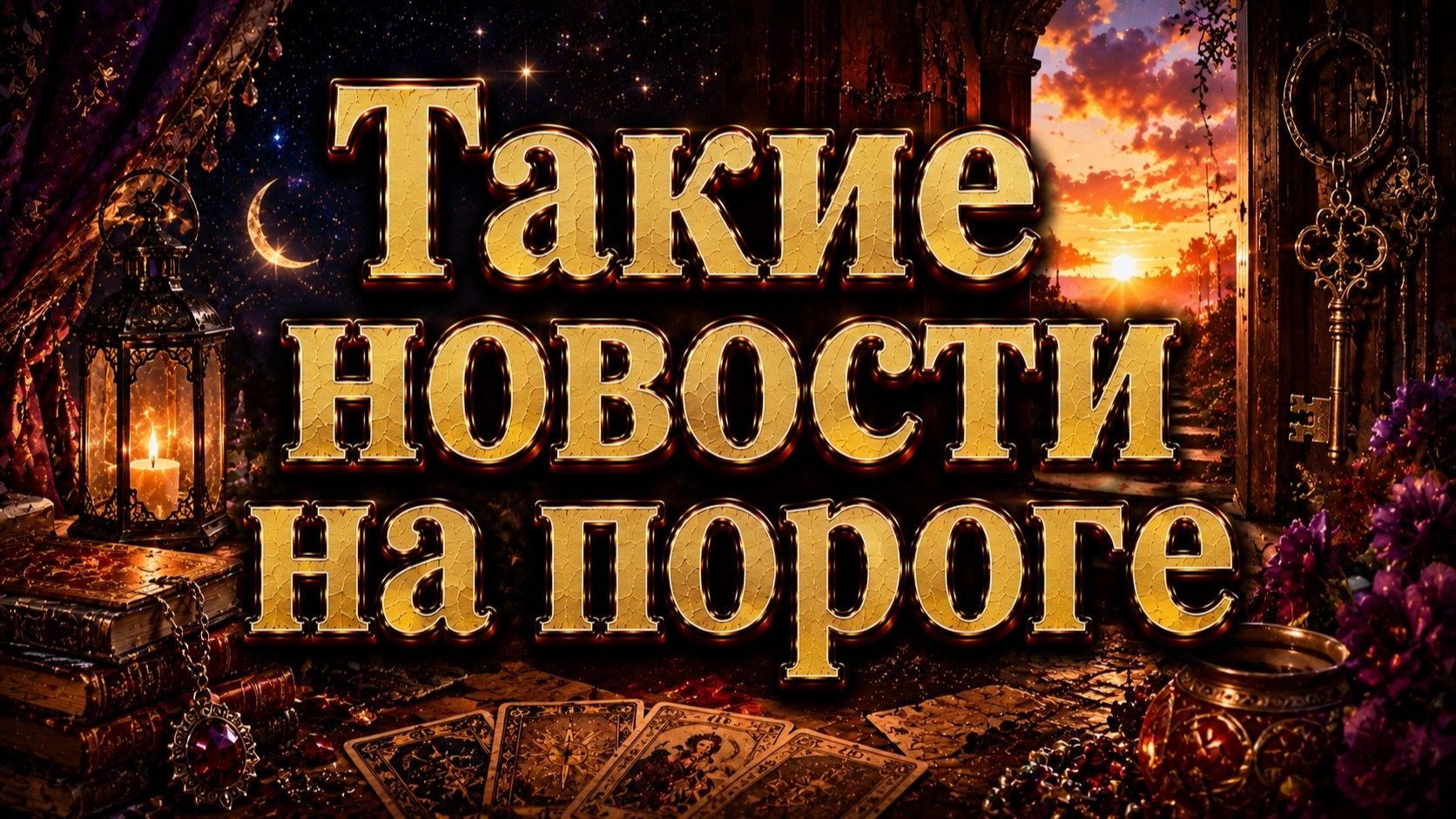 Вот такие НОВОСТИ на пороге гадание пасьянс Tarot Reading