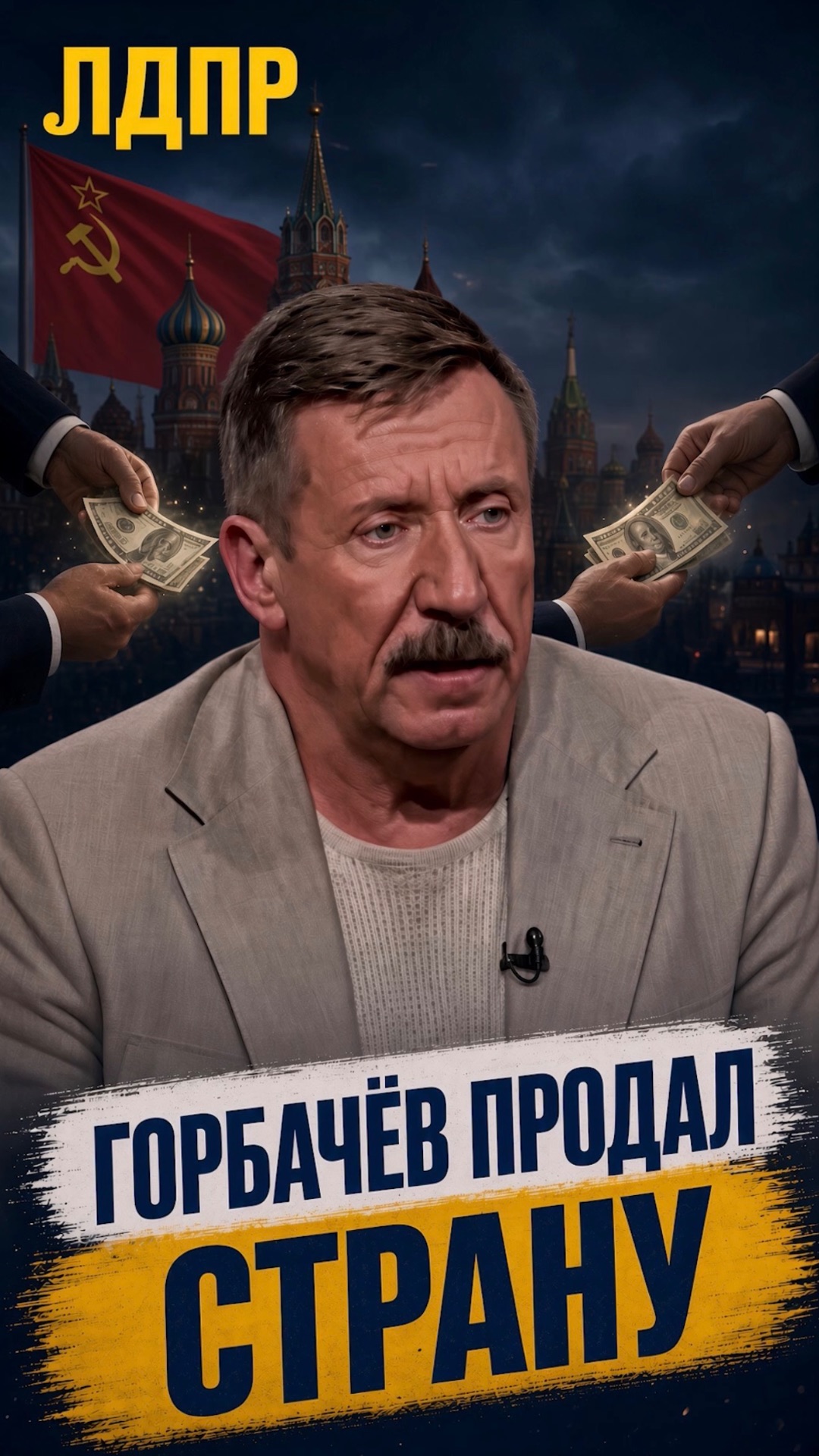 ГОРБАЧЁВ ПРОДАЛ СТРАНУ  #лдпр #слуцкий #жириновский #горбачёв #история
