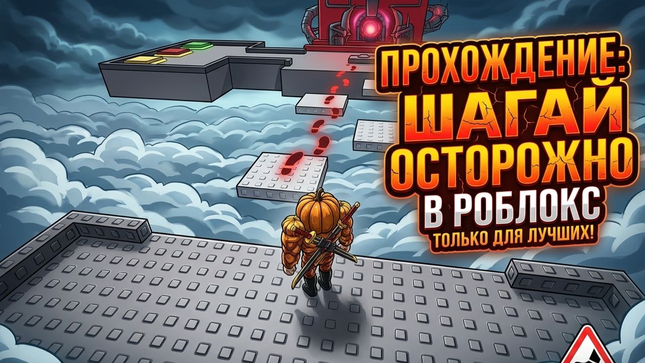Шагай осторожно в Роблокс прохождение