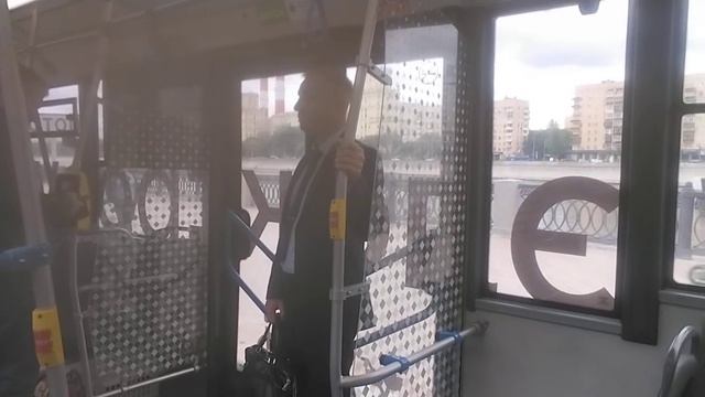 Поездка На Электробусе №С216 (Метро Краснопресненская–МЦК Лужники) Москва 13.08.2026