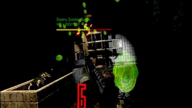 InfiniteHorror VR Зомби кровь