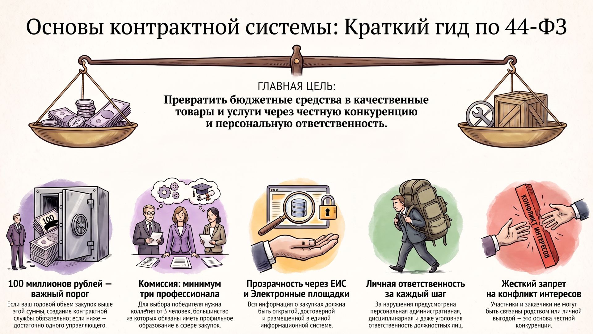 Организационные основы контрактной системы