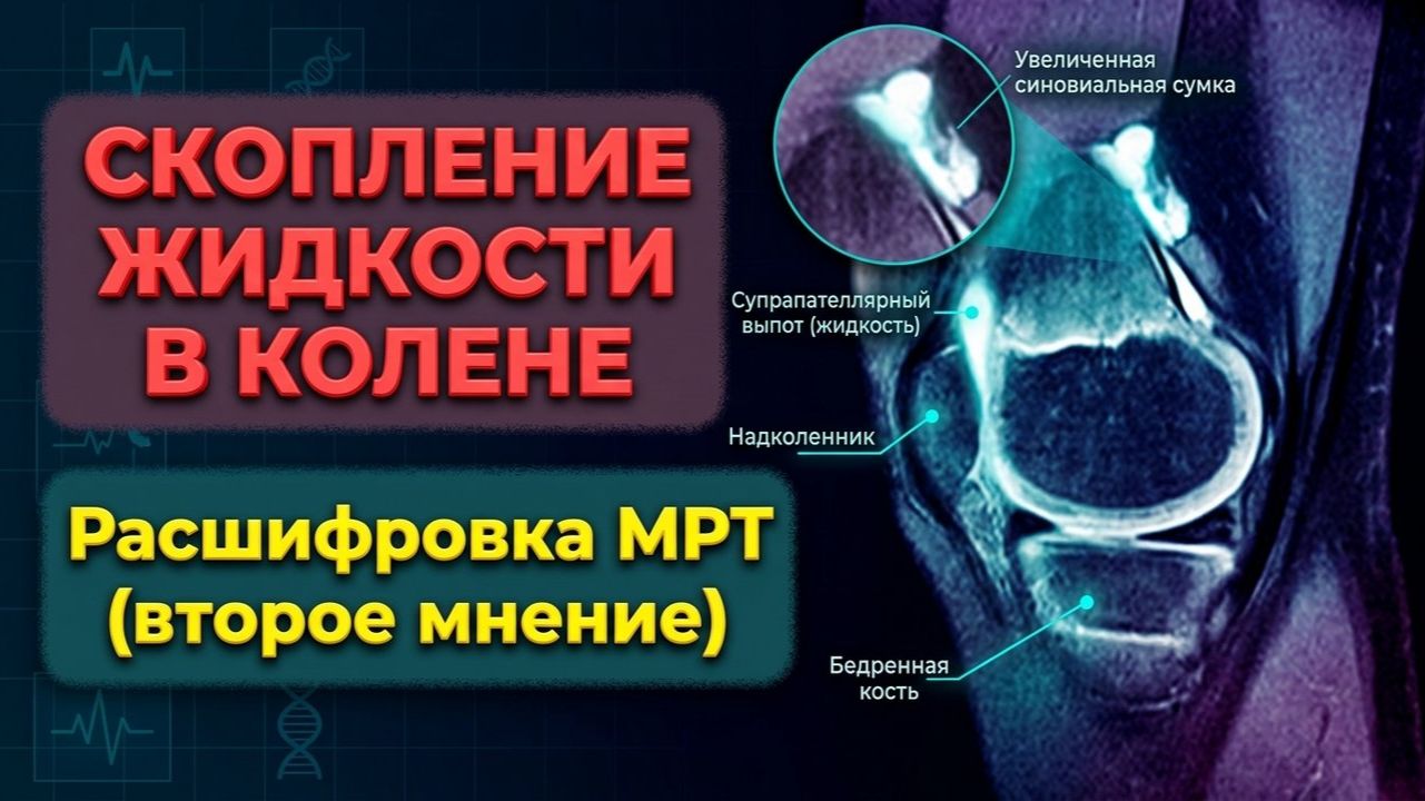 БОЛИ В КОЛЕНЕ при разрыве медиального мениска ЖИДКОСТИ В КОЛЕНЕ на РАСШИФРОВКЕ МРТ коленного сустава