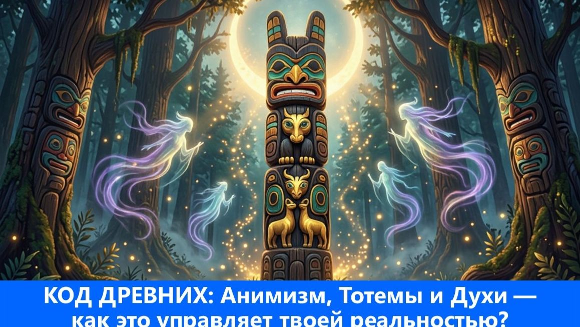 КОД ДРЕВНИХ: Анимизм Тотемы и Духи  как это управляет твоей реальностью?