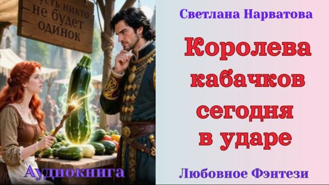 Аудиокниги Любовное Фэнтези  Королева кабачков сегодня в ударе