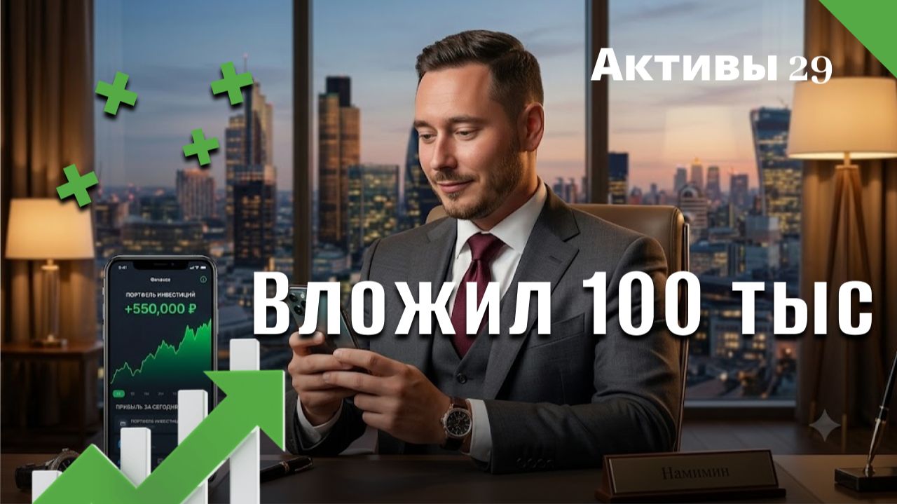 СЮРПРИЗ: я вложил 100 000 ₽! Полный обзор портфеля и новых активов ▸[Активы] #28