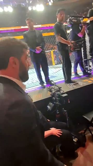 Махачев Хабиб и Хасбик после победы над Гэрри на UFC 330 shorts