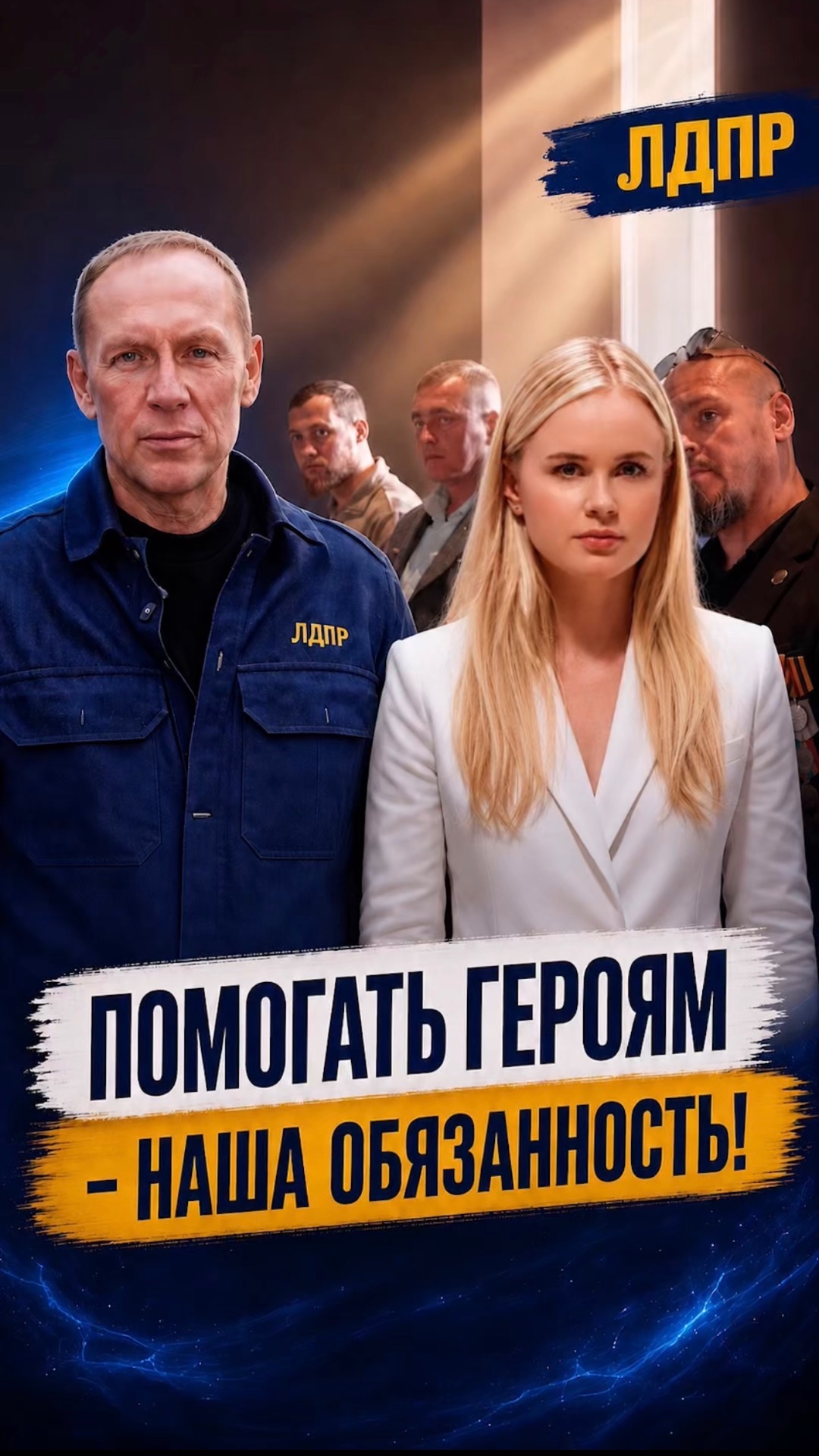 ПОМОГАТЬ ГЕРОЯМ — НАША ОБЯЗАННОСТЬ!  #лдпр #слуцкий #жириновский #герои #россия