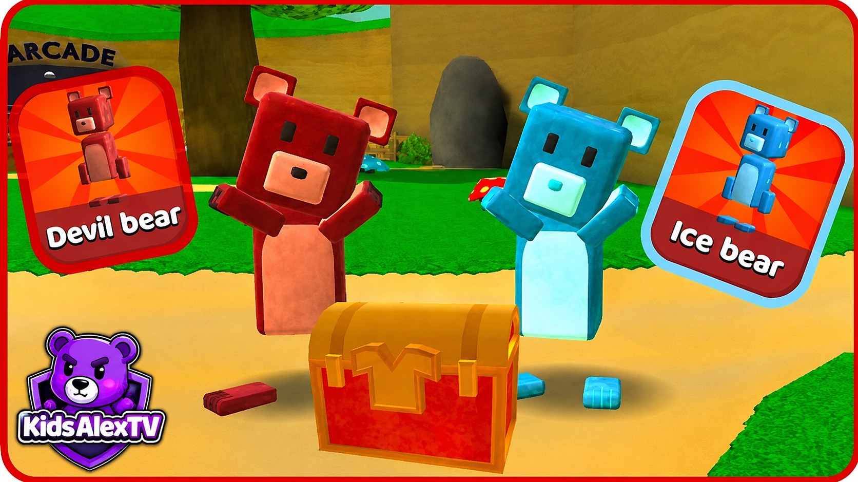 СЕКРЕТНЫЕ СУНДУКИ С ДЬЯВОЛЬСКИМ И ЛЕДЯНЫМ МИШКОЙ 🐻🔥❄️ | Super Bear Adventure