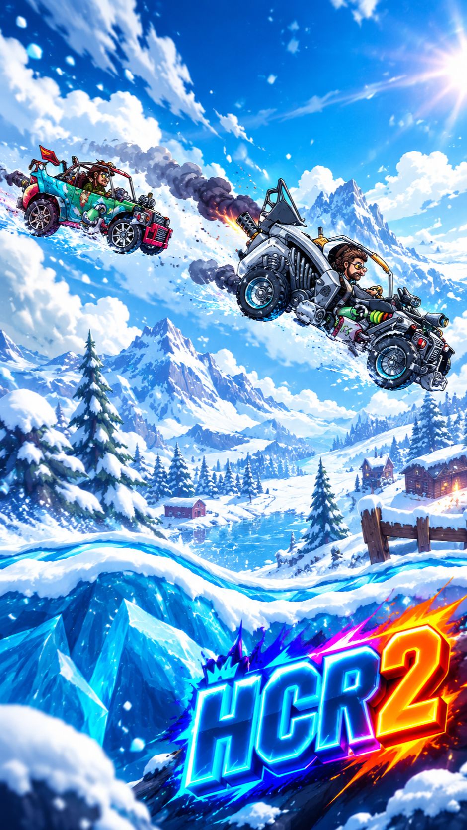 ❄️ Is RALLY The Best Today? ❄️ (Frosted Coins) - Hill Climb Racing 2 #shorts #hcr2