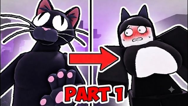 ДЖУНГЛЕВЫЙ КОТ ПРЕВРАТИЛСЯ В ДЕВУШКУ - РОБЛОКС!!!
