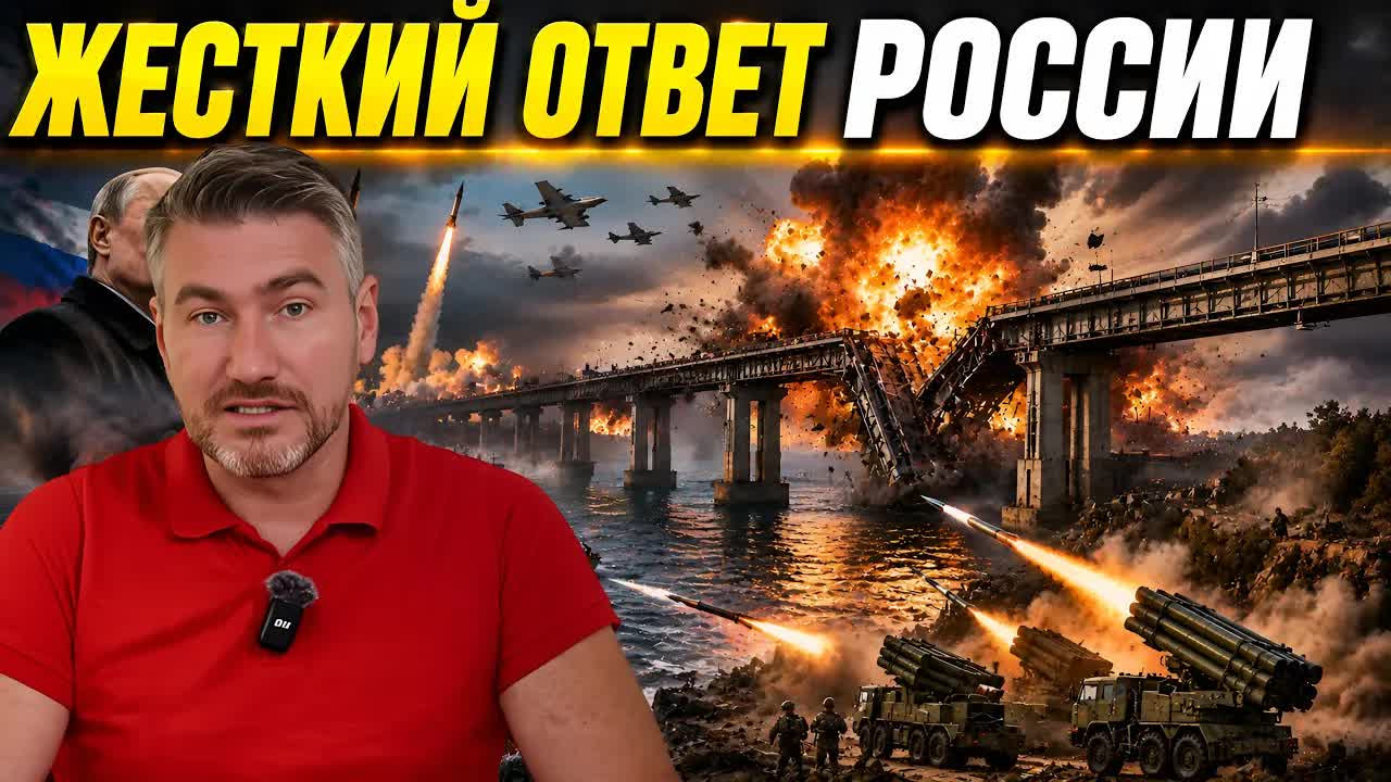 Удар по мосту через Днепр - В Черном море горят суда с западным оружием | Егор Мисливец