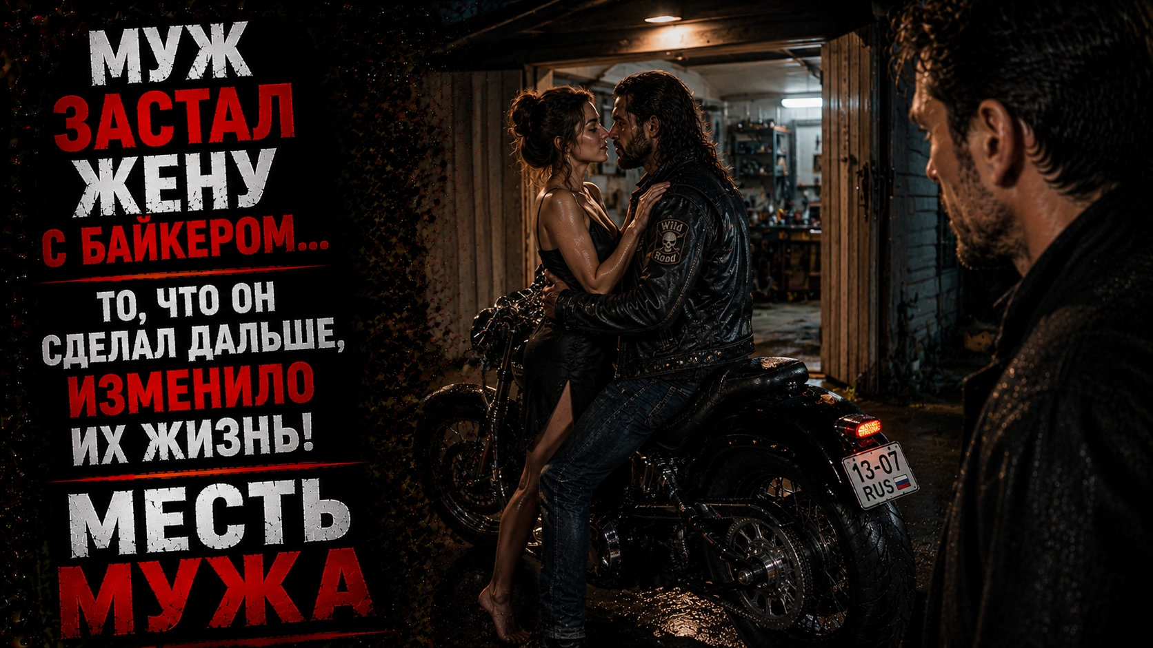 МУЖ ЗАСТАЛ ЖЕНУ С БАЙКЕРОМ.... МЕСТЬ МУЖА