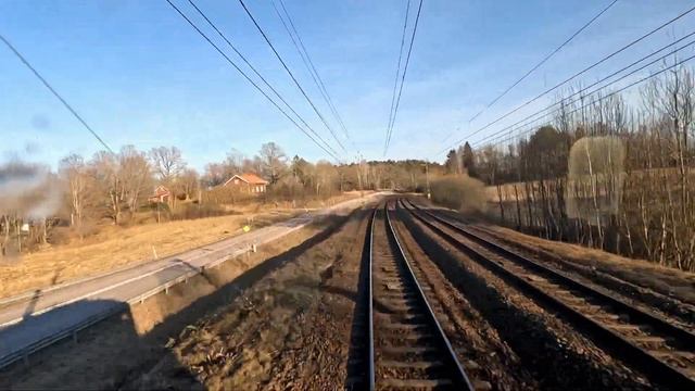 Поездка на поезде в Стокгольм — взгляд машиниста