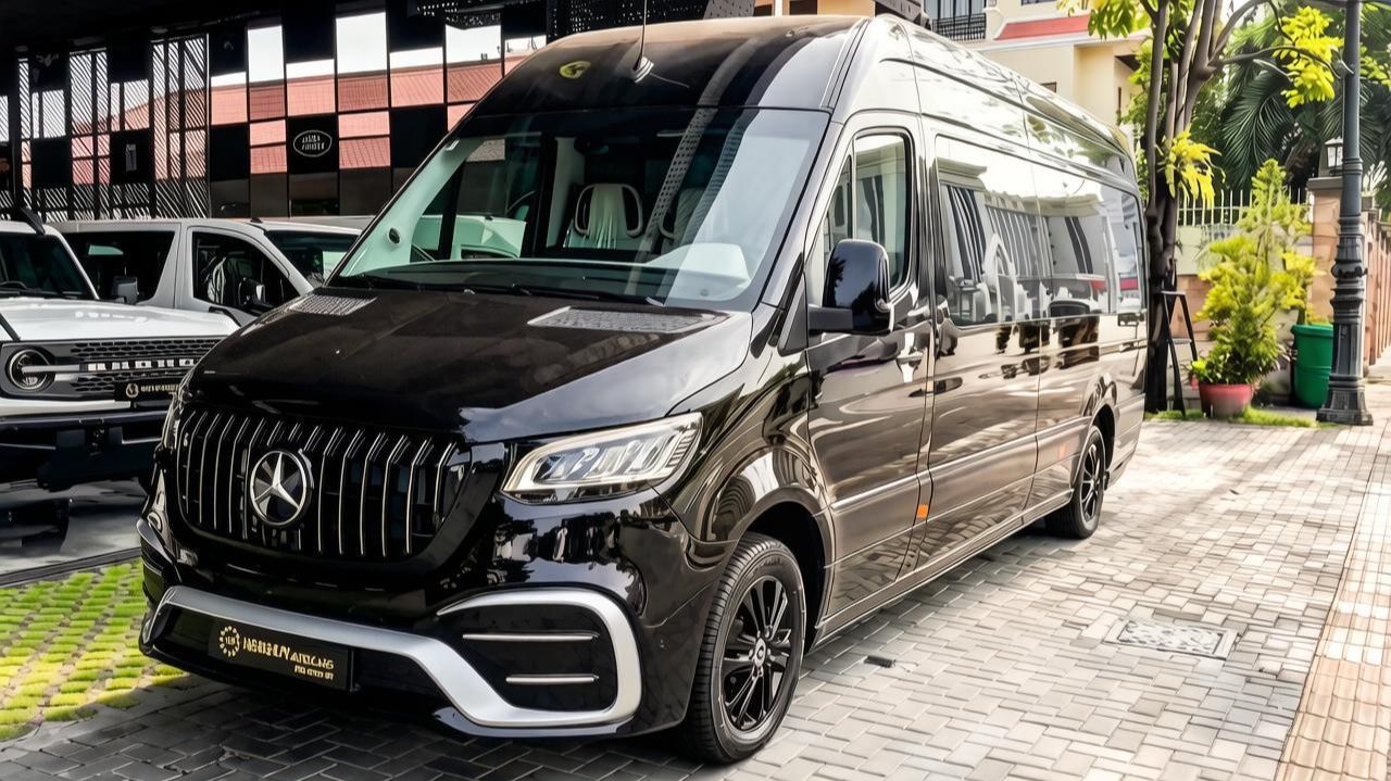 Mercedes Sprinter 2026 года  10-местный VIP-фургон класса Ultimate Premium! Обзор автомобилей