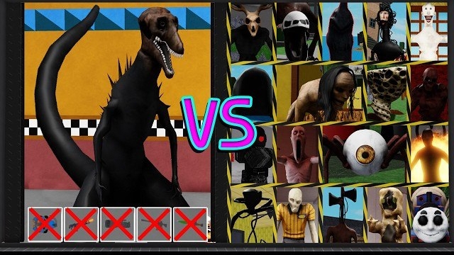 Roblox - Bloodbath VS All Boss в SCP MORPH