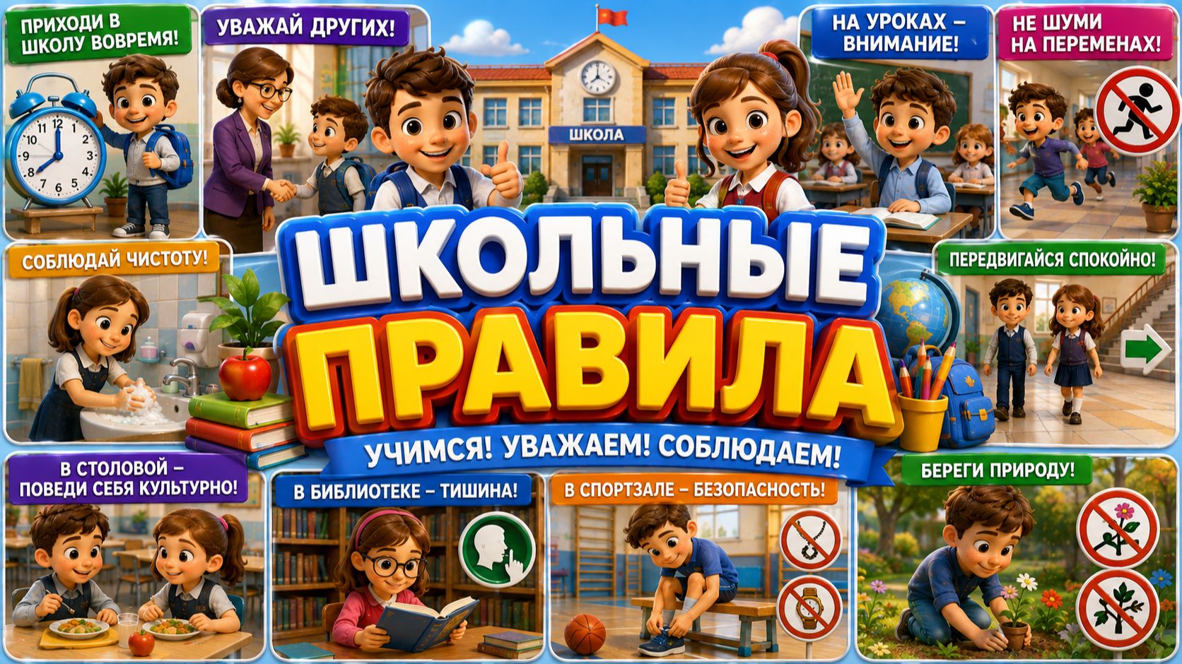 Школьные правила. Познание мира 2 класс