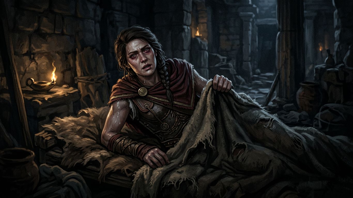 Assassins Creed Odyssey. Острова Кефалонии:Жуткая лихорадка.