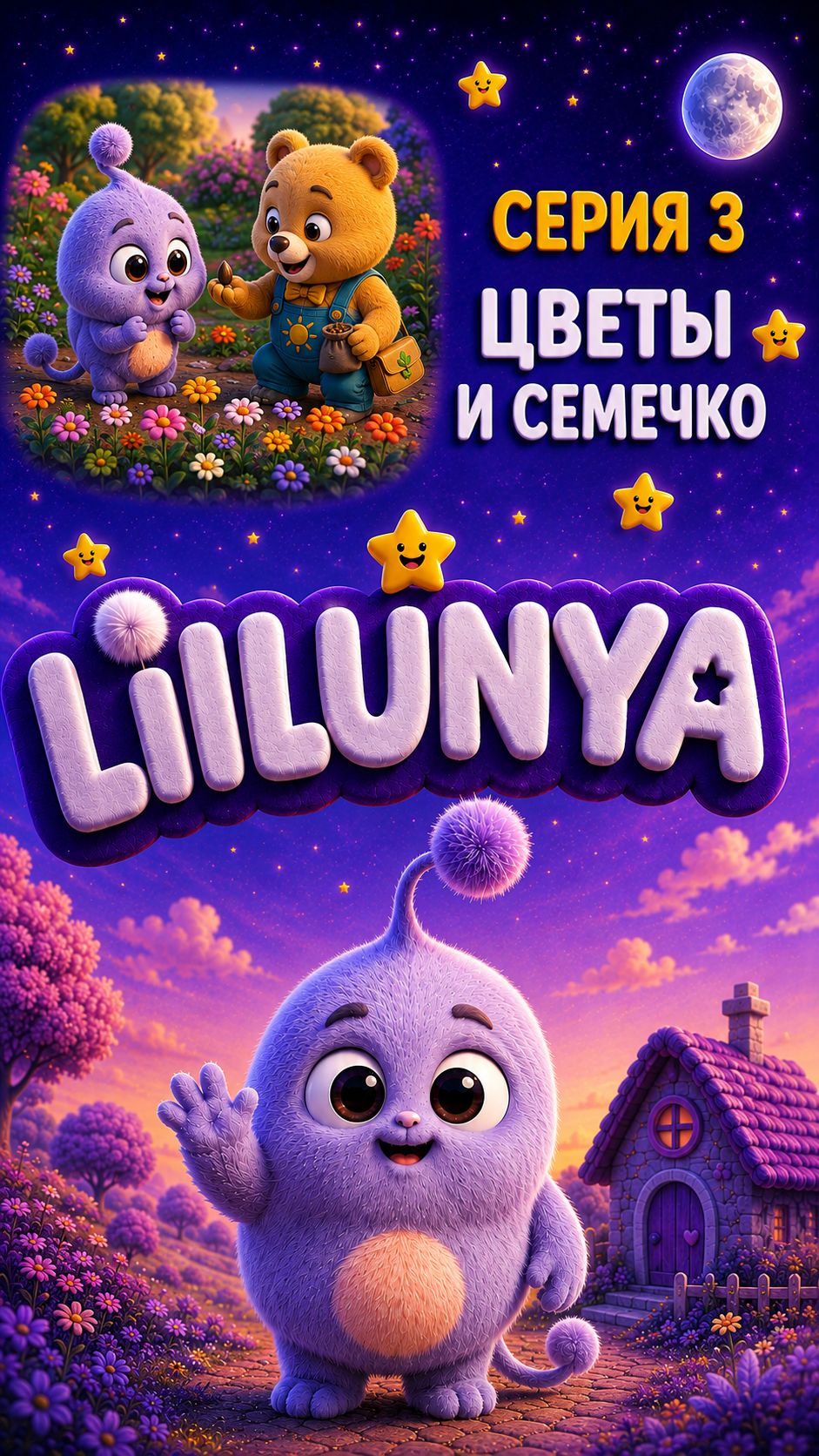 ЛИЛУНЯ | Серия 3 — Цветы и семечко 🌱🌸