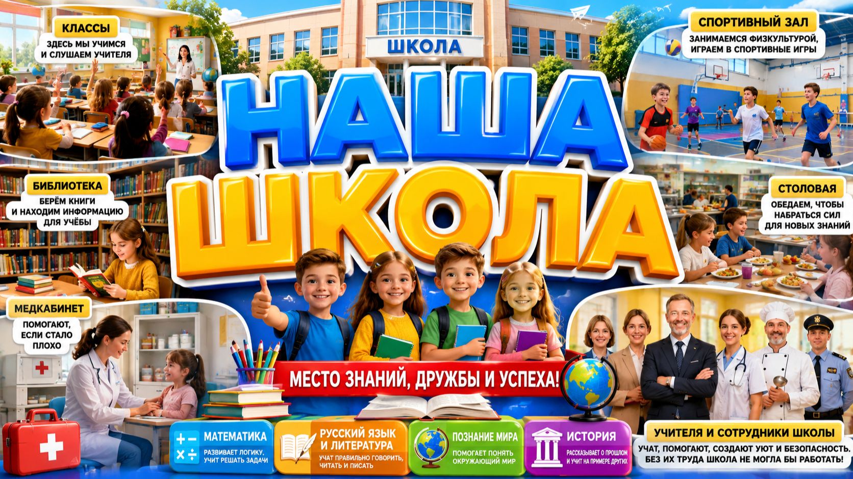 Наша школа.  Познание мира, 2 класс