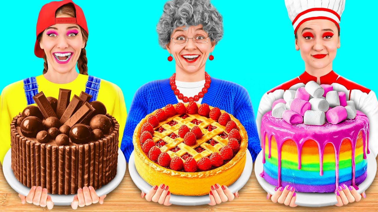 Кулинарный Челлендж# Я против Бабушки # Удивительный Челлендж с Едой от Fun Challenge