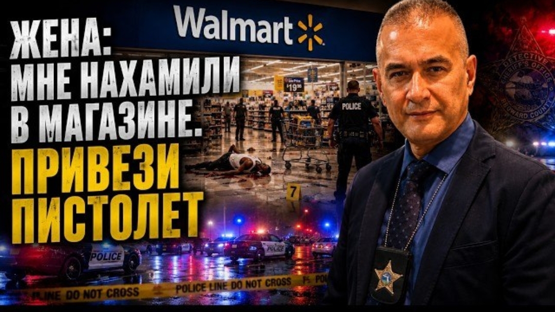 Что общего - злая жена, послушный муж и стрельба в супермаркете.