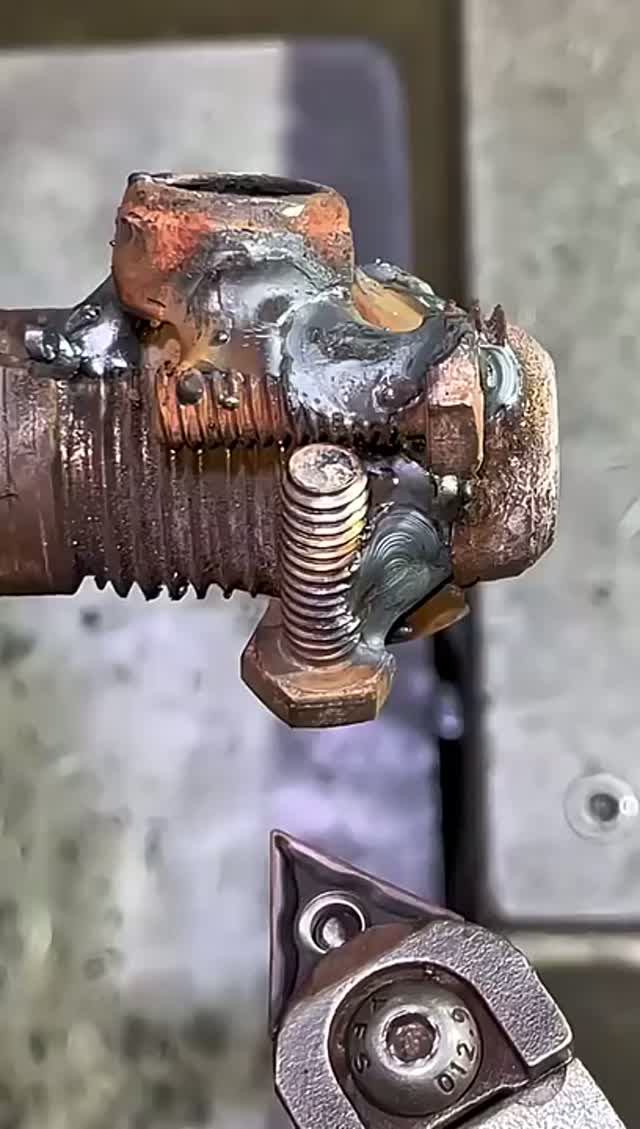 😳😳#metal #machine #cnc #machining #cncmachine #cncmachining #welding #repair