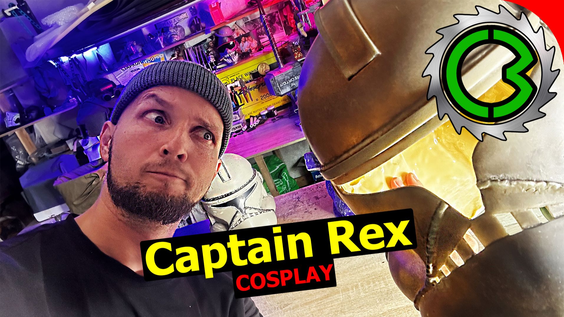 Косплей шлем Captain Rex Helmet DIY