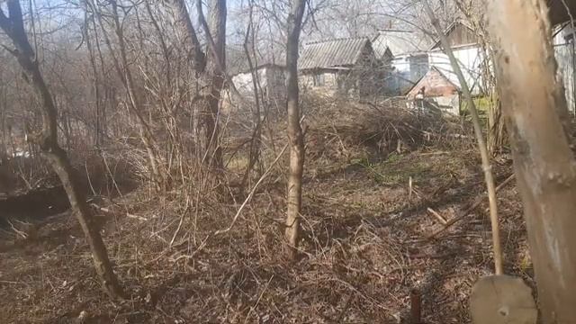 Купил заброшенный участок с домом привожу его в порядок 1ч