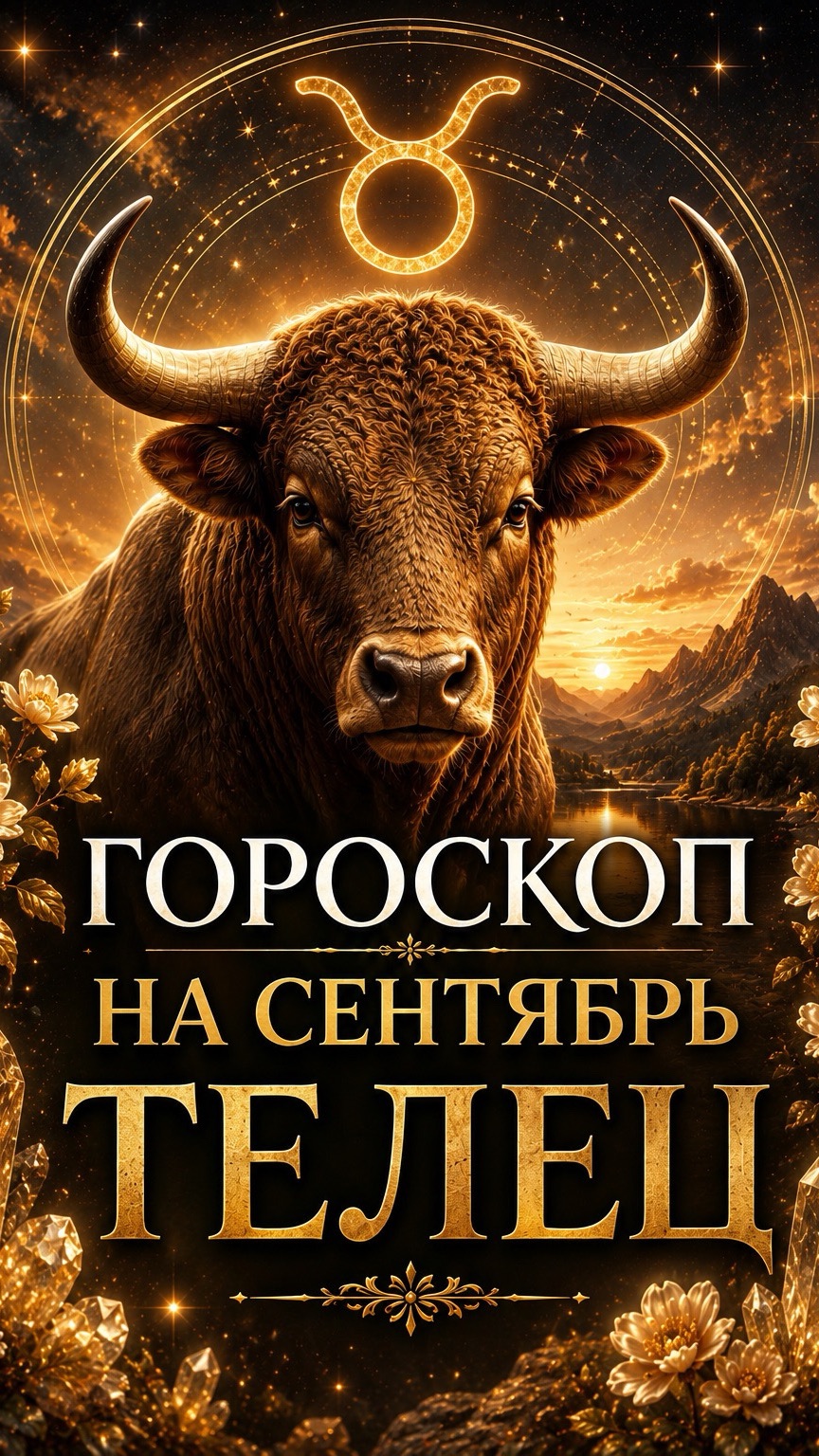 ♉️ ТЕЛЕЦ - ГОРОСКОП НА СЕНТЯБРЬ 2026