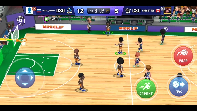 Прохождение игры Mini Basketball #9