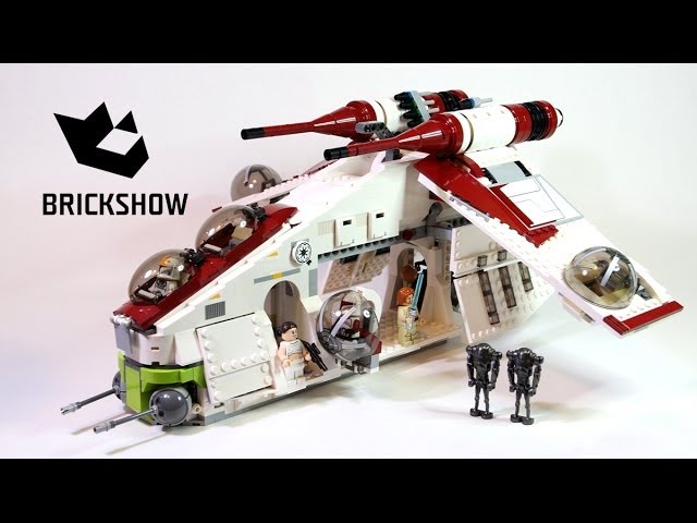 Lego Звёздные Войны 75021 Корабль республиканцев: Сборка и Обзор
