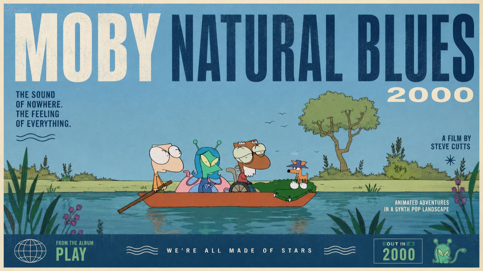 Moby - Natural Blues (German Animated Version, 2000) ᵁᴴᴰ