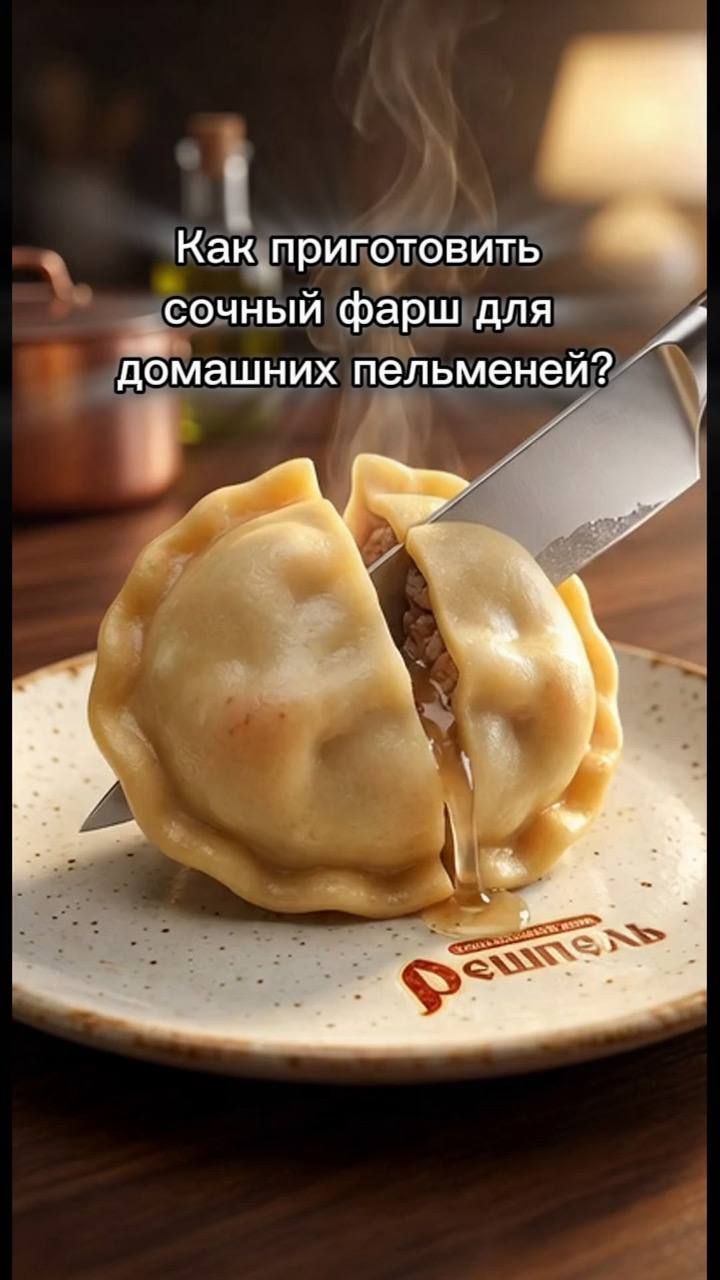Как приготовить сочный фарш для домашних пельменей