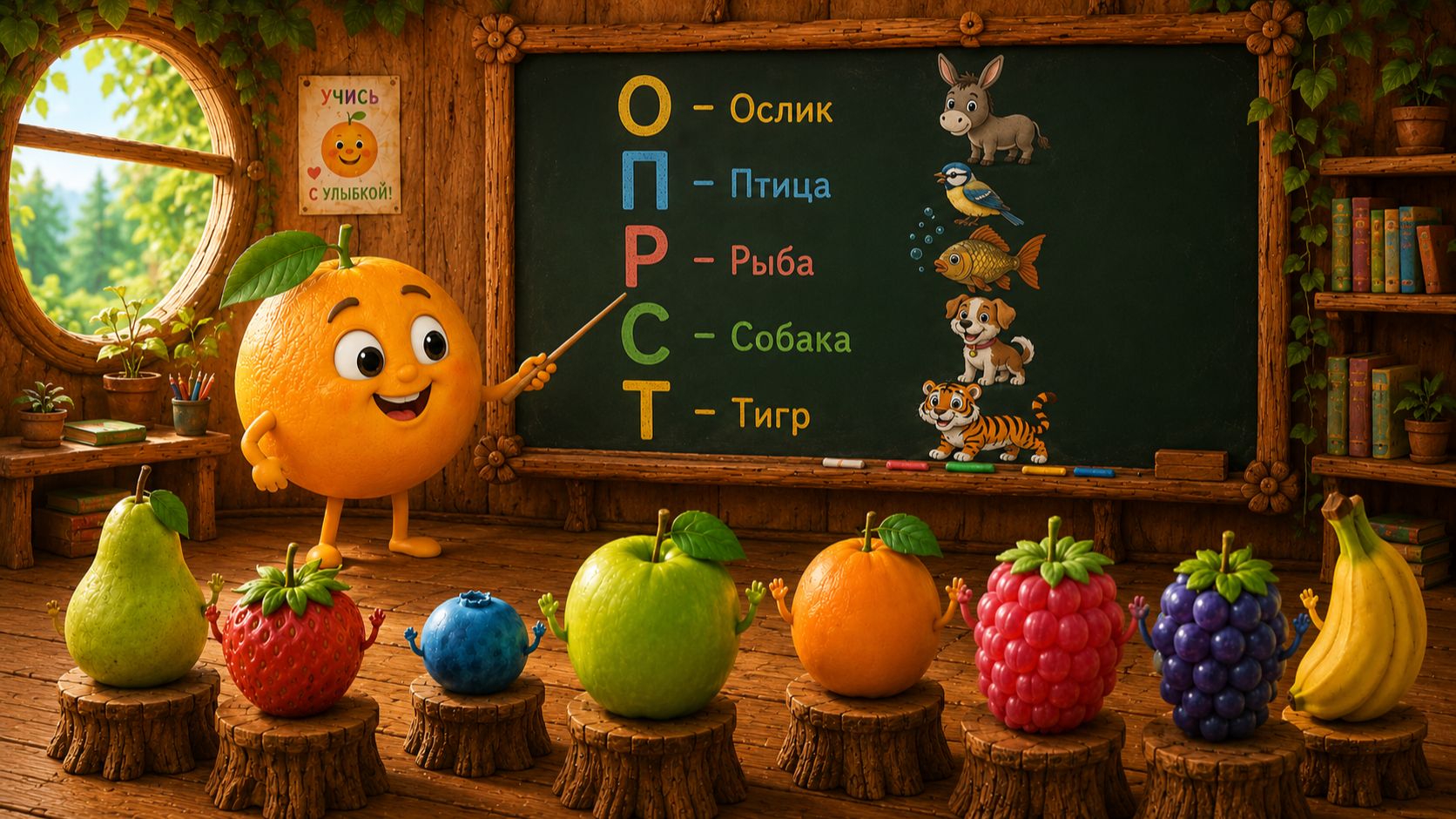 Учим буквы 4-серия