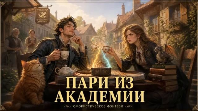 ЮМОРИСТИЧЕСКОЕ ФЭНТЕЗИ ✨ ПАРИ В АКАДЕМИИ ✨ ПОЛНАЯ АУДИОКНИГА