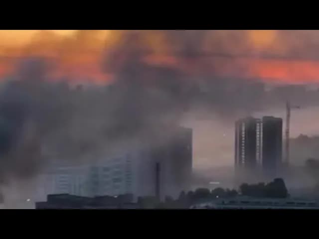 Атака на столицу сопредельного государства продолжается больше суток все горит везде