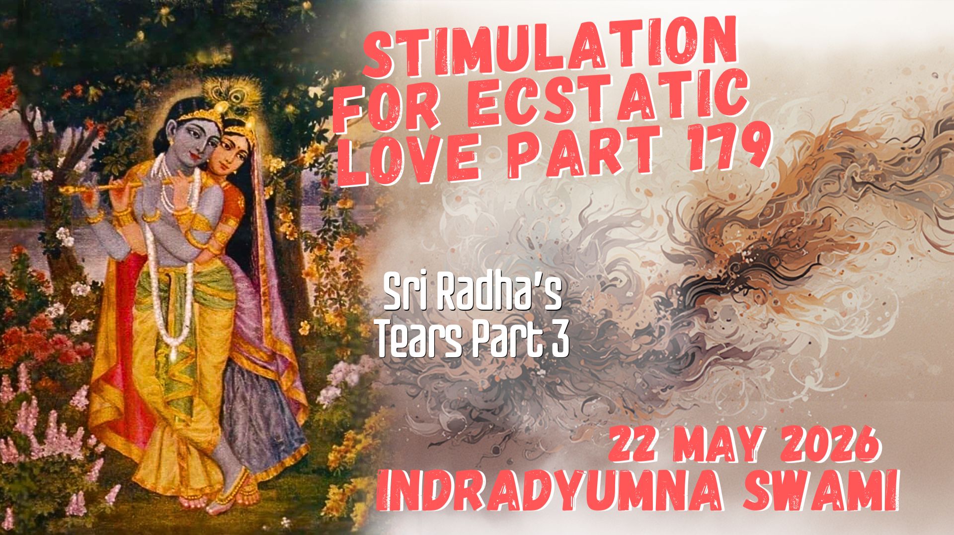 Stimulation for Ecstatic Love Part 179 - Sri Radhas Tears Part 3